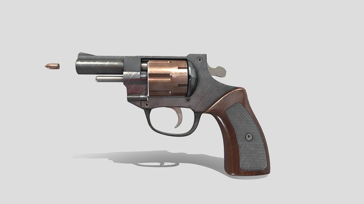 A pistol that fires