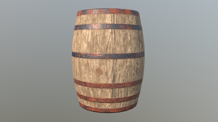 Barrel 3D Model