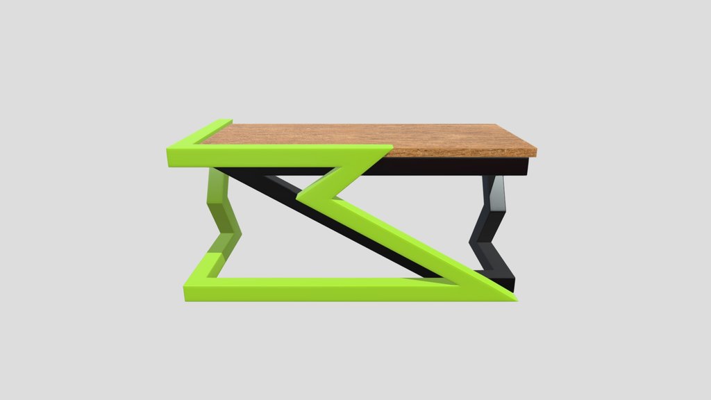 Modern Thunder Shape Desk