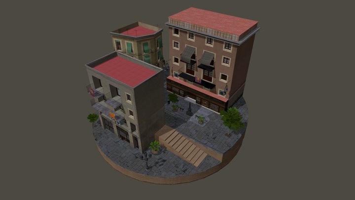 CityScene - Barcelona 3D Model