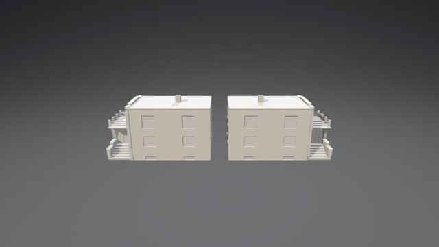 Polish Houses 3D Model