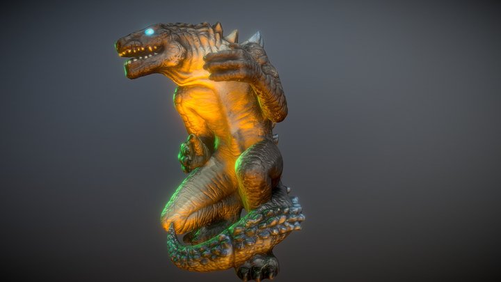 Godzilla 1998 3D Model