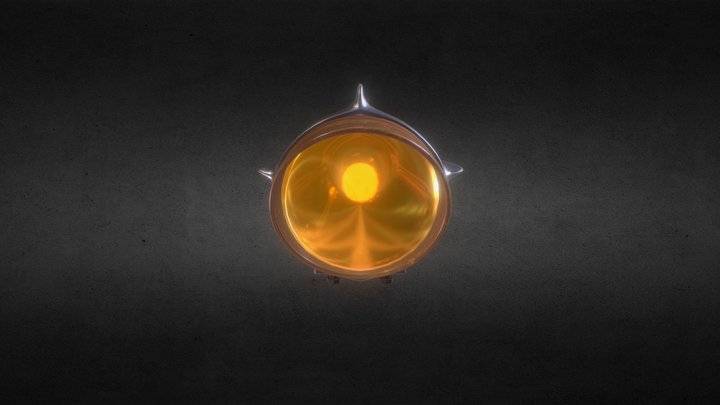 Vintage  Headlight 3D Model