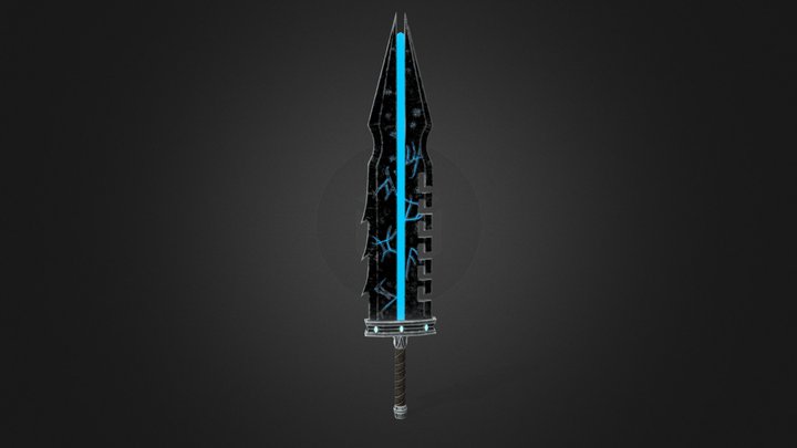 Nightrender - Fantasy Sword 3D Model