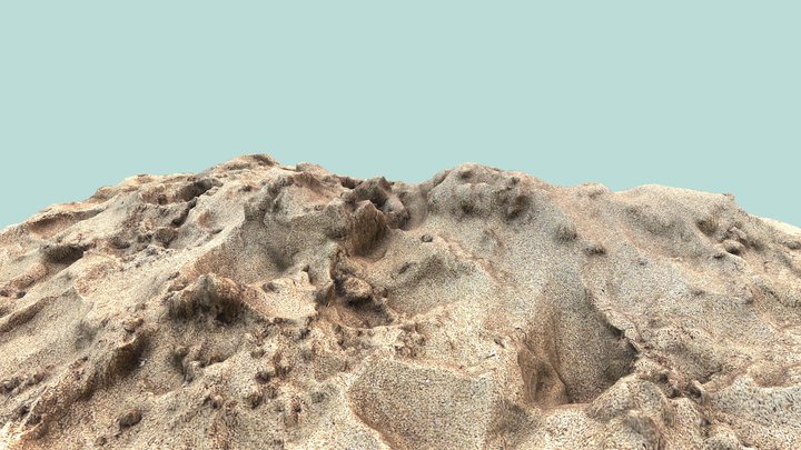 Beach Sand Photoscan – Modèle 3D gratuit STL
