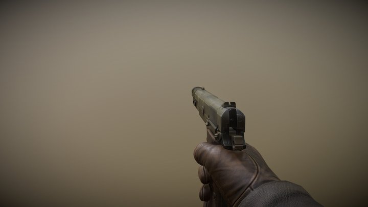 Pistol Animated – Free 3D Model STL