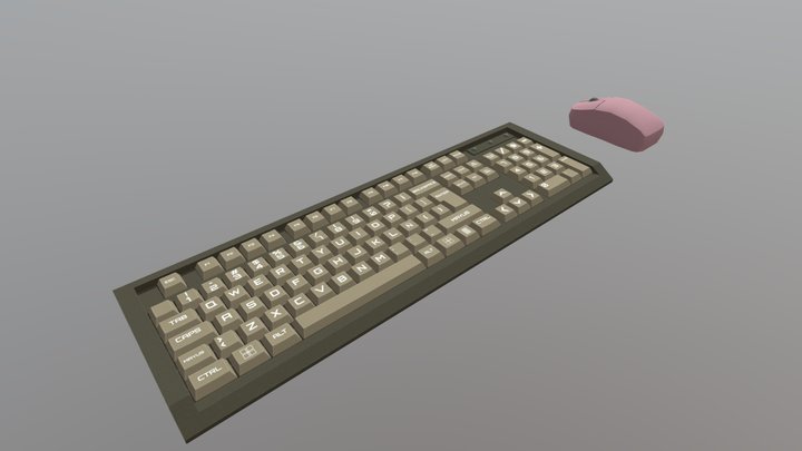 Teclado 3D Model
