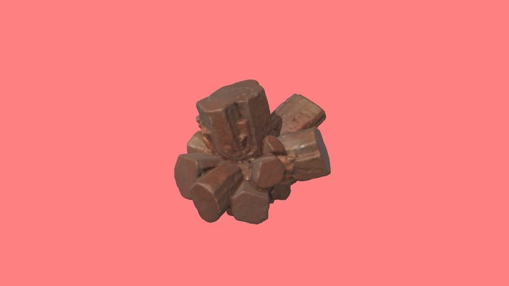 Natural Aragonite Star Stone – Free 3D Model STL