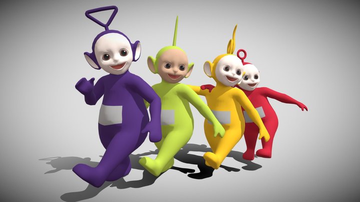 Slendytubbies - Tinky Winky - Download Free 3D model by Dani (@Dani_.-.)  [c347283]