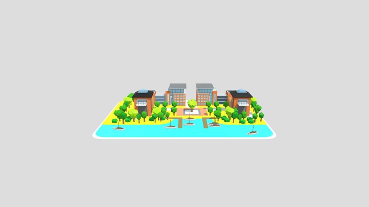 Osiedle Olimpia Port 3D Model