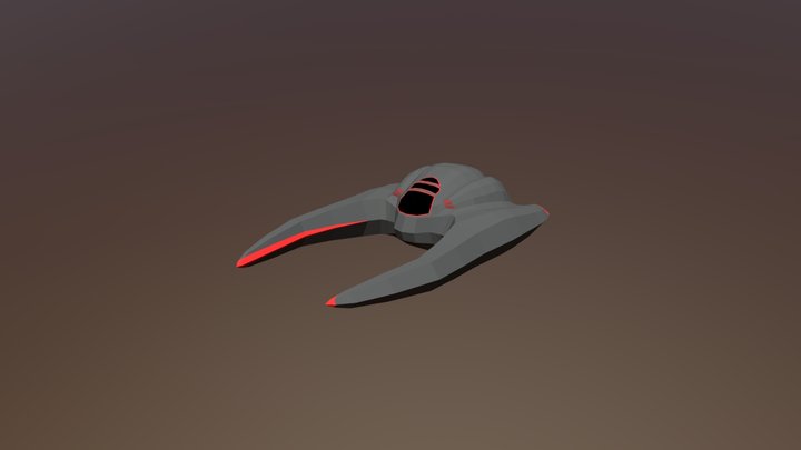AlienSpaceShip 3D Model