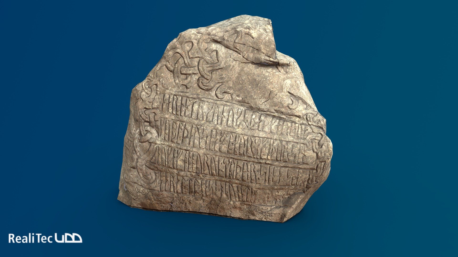The Danish Jelling Runestone - 3D model by UDD - Centro de Innovación ...