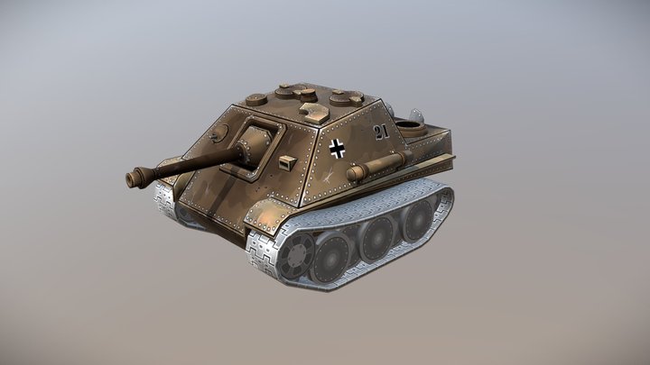 Mini Jagdpanther 3D Model