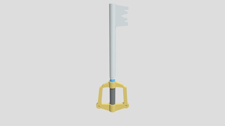 Kingdom Hearts 2 Keyblade 3D Model
