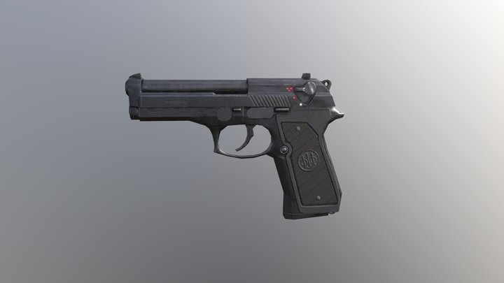 Pietro Beretta 92FS 3D Model