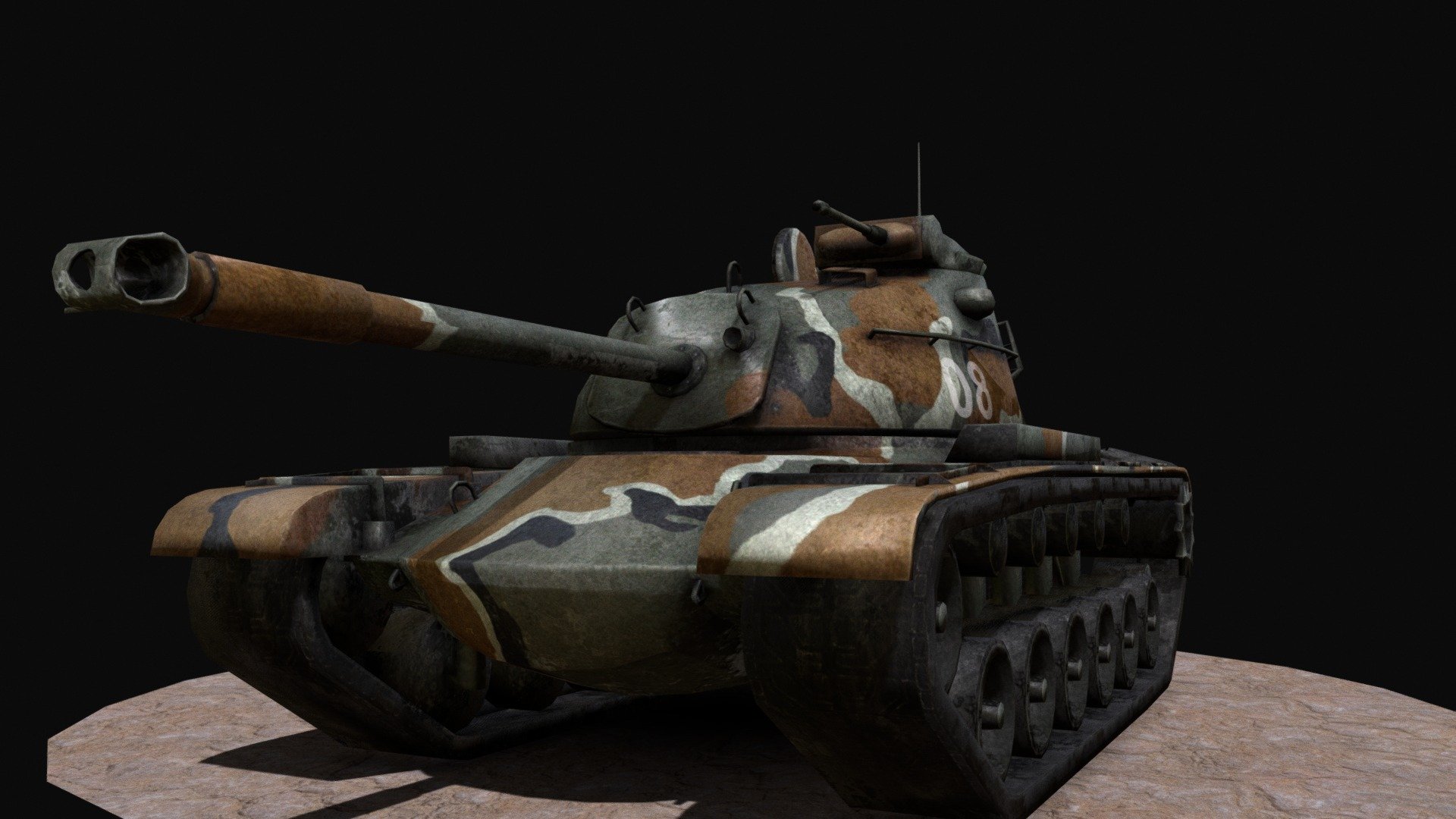 M48A3(LOW POLY)