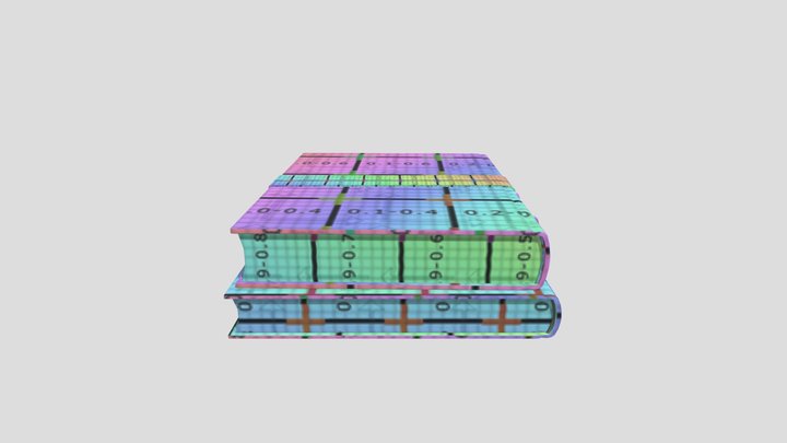 Book UV 3D Model