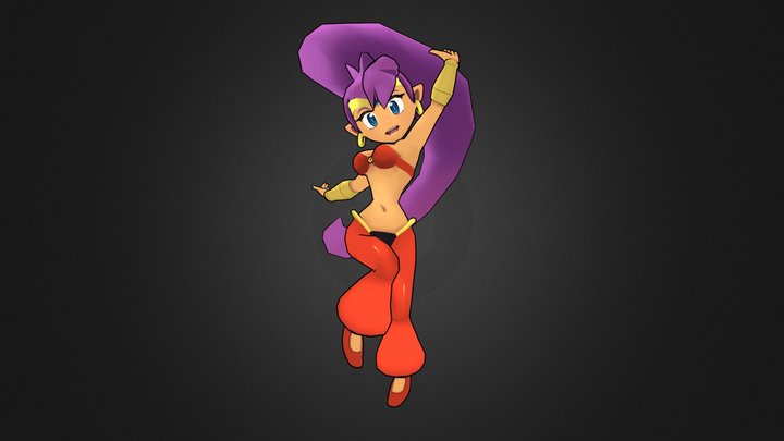 Shantae 3D Model