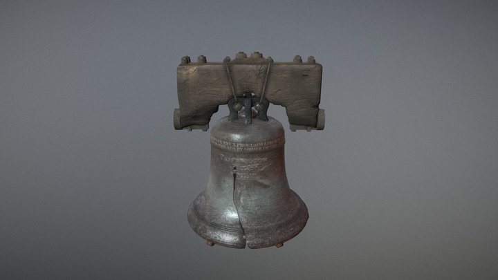 Liberty Bell 3D Model
