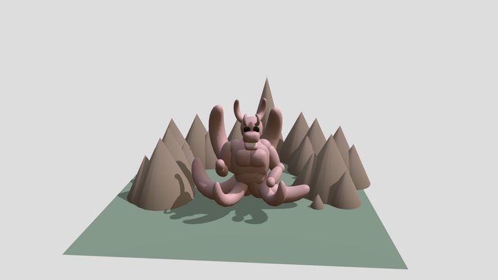 Gyuki CGT116 3D Model