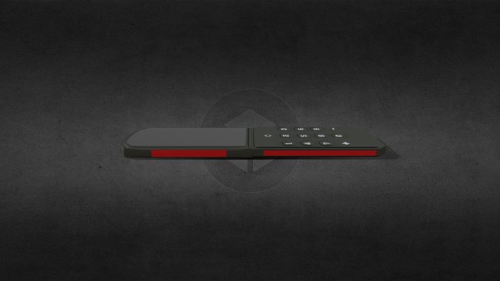 Low Poly Cell Phone 3D Model