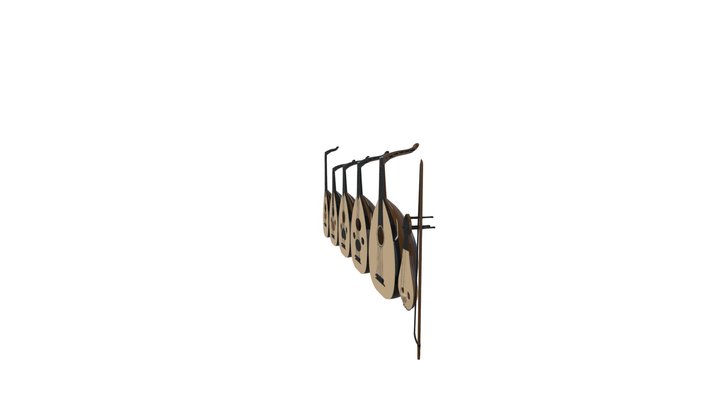Middle Eastern Melodic Instrument Pack 3D Model