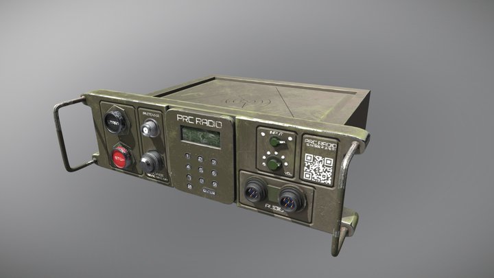 PRC Military Radio 3D Model