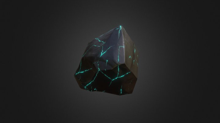 Alien stone 3D Model