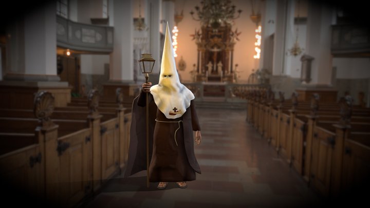 Cofrade Franciscano 3D Model