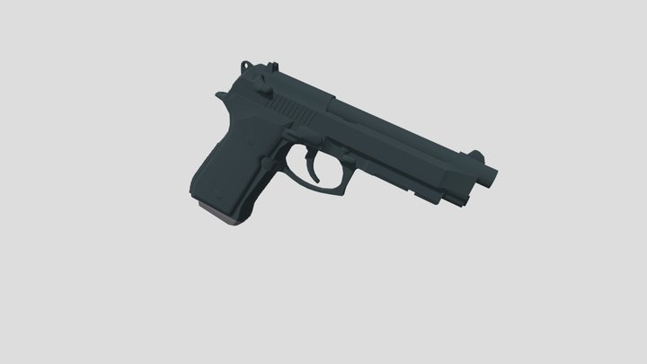 M9 Beretta 3D Model