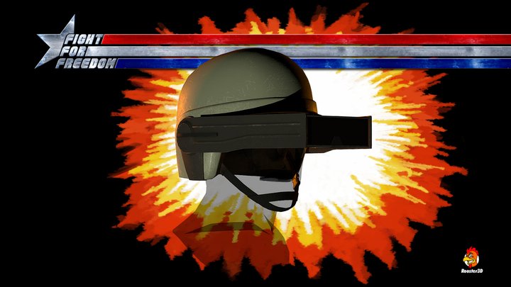 61JTF Tank Commander Laser Rangefinder 3D Model