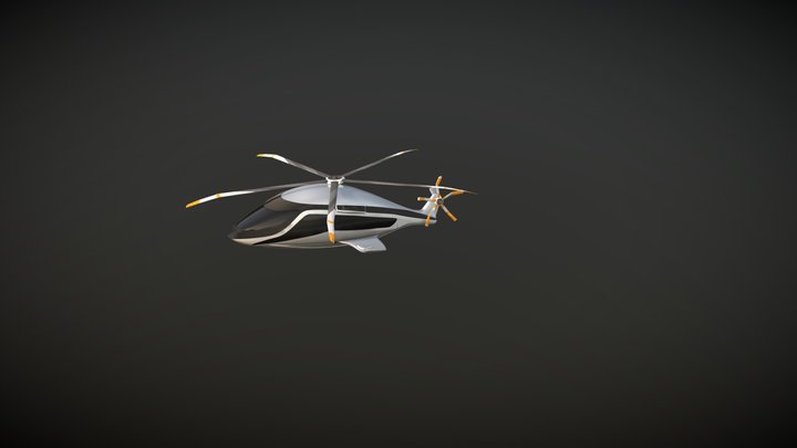 Helicopter NEW 3D Model