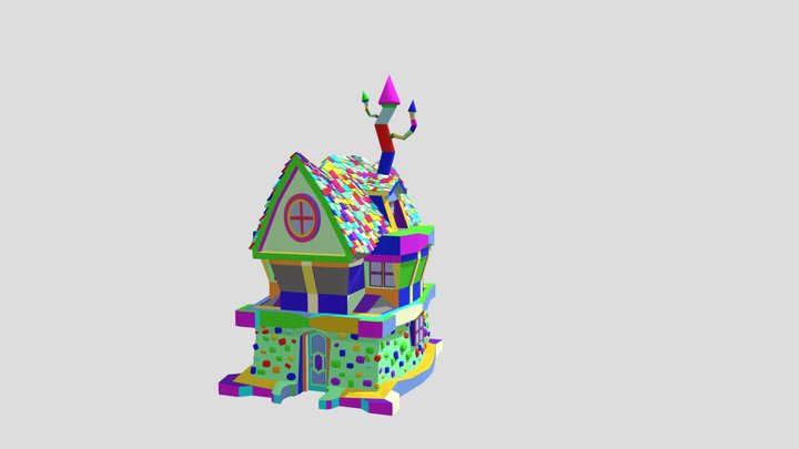 Witch's Cottage 3D Model