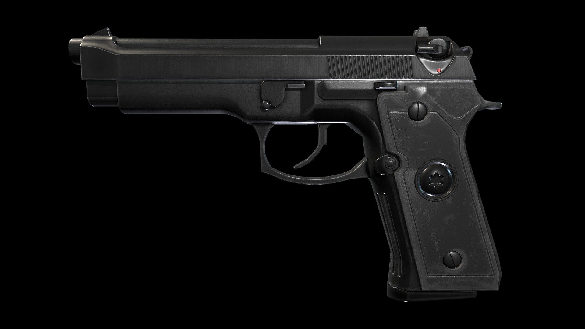 Beretta Pistol - Download Free 3D model by TORI106 [f4dd70e] - Sketchfab