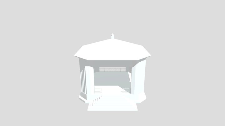 Pabellón de la Música 3D Model