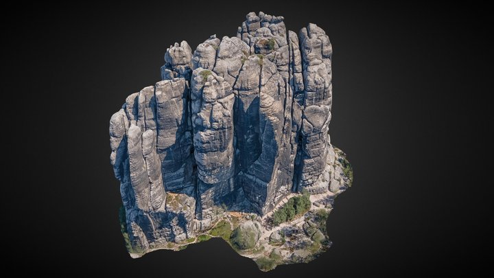 Falkenstein Table Mountain - High Poly 3D Model
