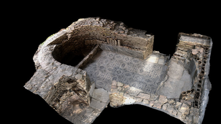 Room of the Roman Villa of Casignana 3D Model