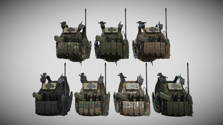 Tactical Vest 3D Model