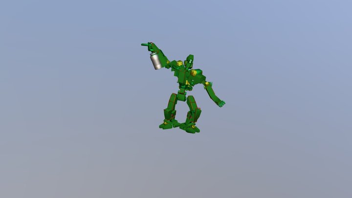 Samba Dancing Fbx 3D Model