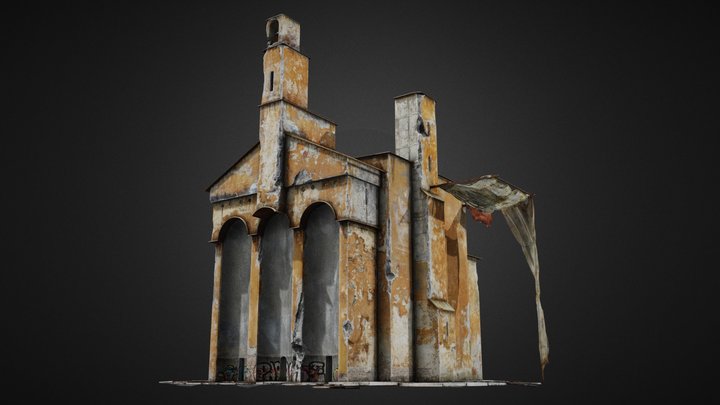 Abandoned Cathedral 3D Model