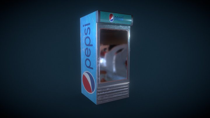 Pepsi fridge indian Fridge Model Free By Ajay 3D Model