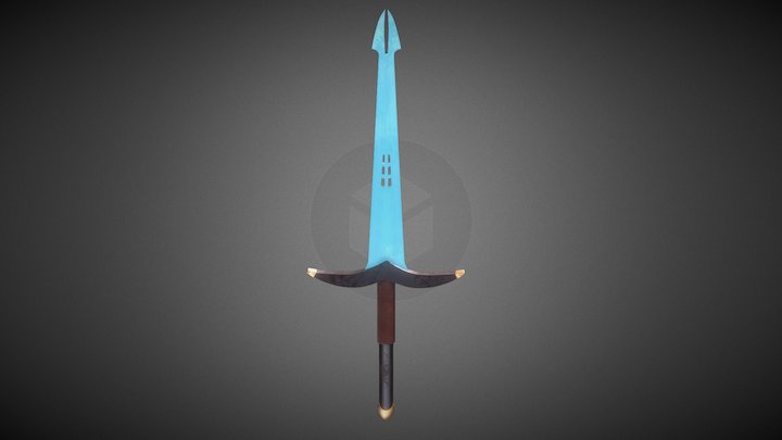 Ice Sword 3D Model