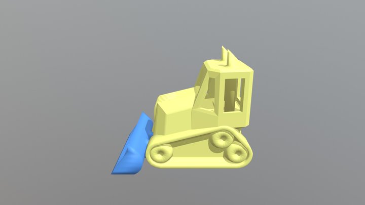 Bulldozer test 3D Model