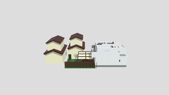Home_v39_230127_wood_pagora 3D Model