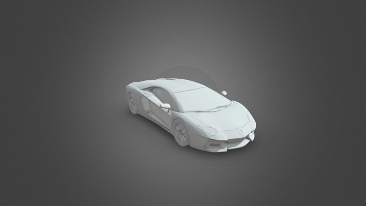 Lamborghini Aventador 2014 3D Model