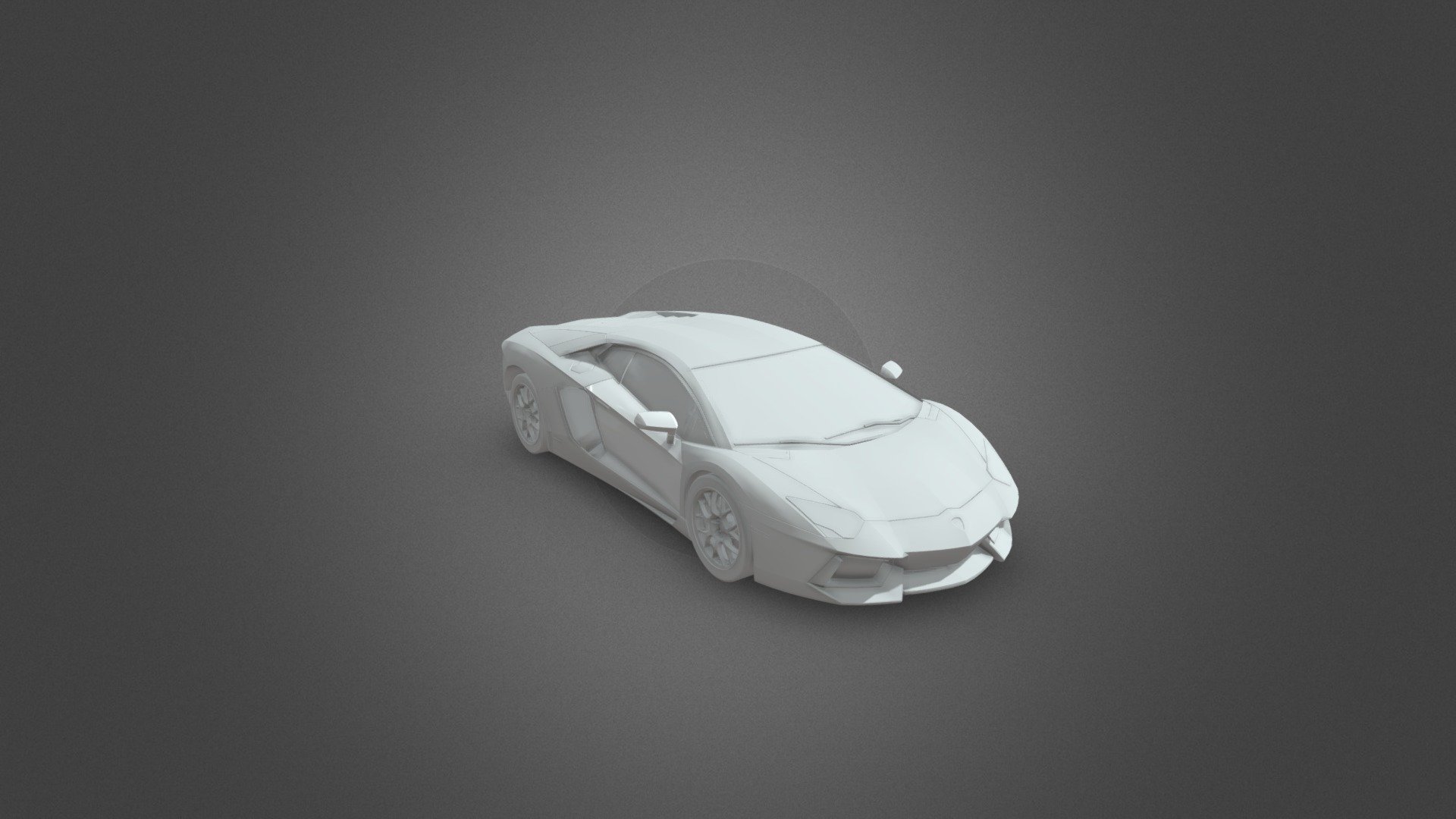 Lamborghini Aventador 2014 — Sketchfab embed 3D viewer