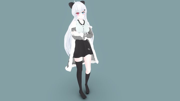 anime vrchat sketchfab models