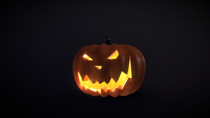 Pumpkin Halloween 3D Model