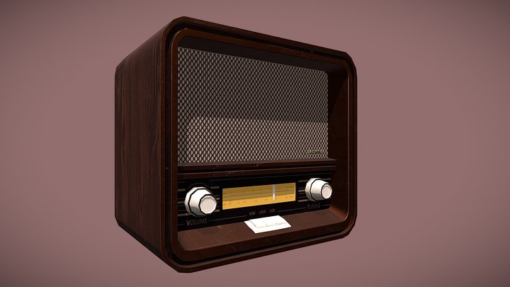 [Student work] - Radio Auna Belle époque 1901 3D Model