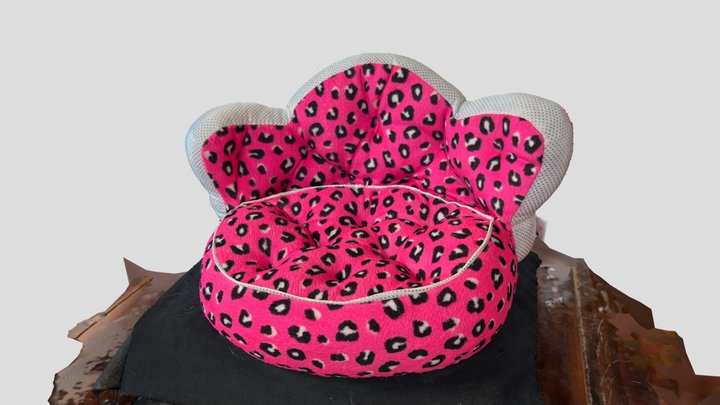 RealityScan - Toy Cusion Throne Plush 3D Model